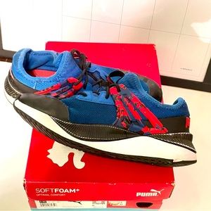 Puma Pacer Future Splatter Sneakers Boys Size 2.5 Tennis Shoes